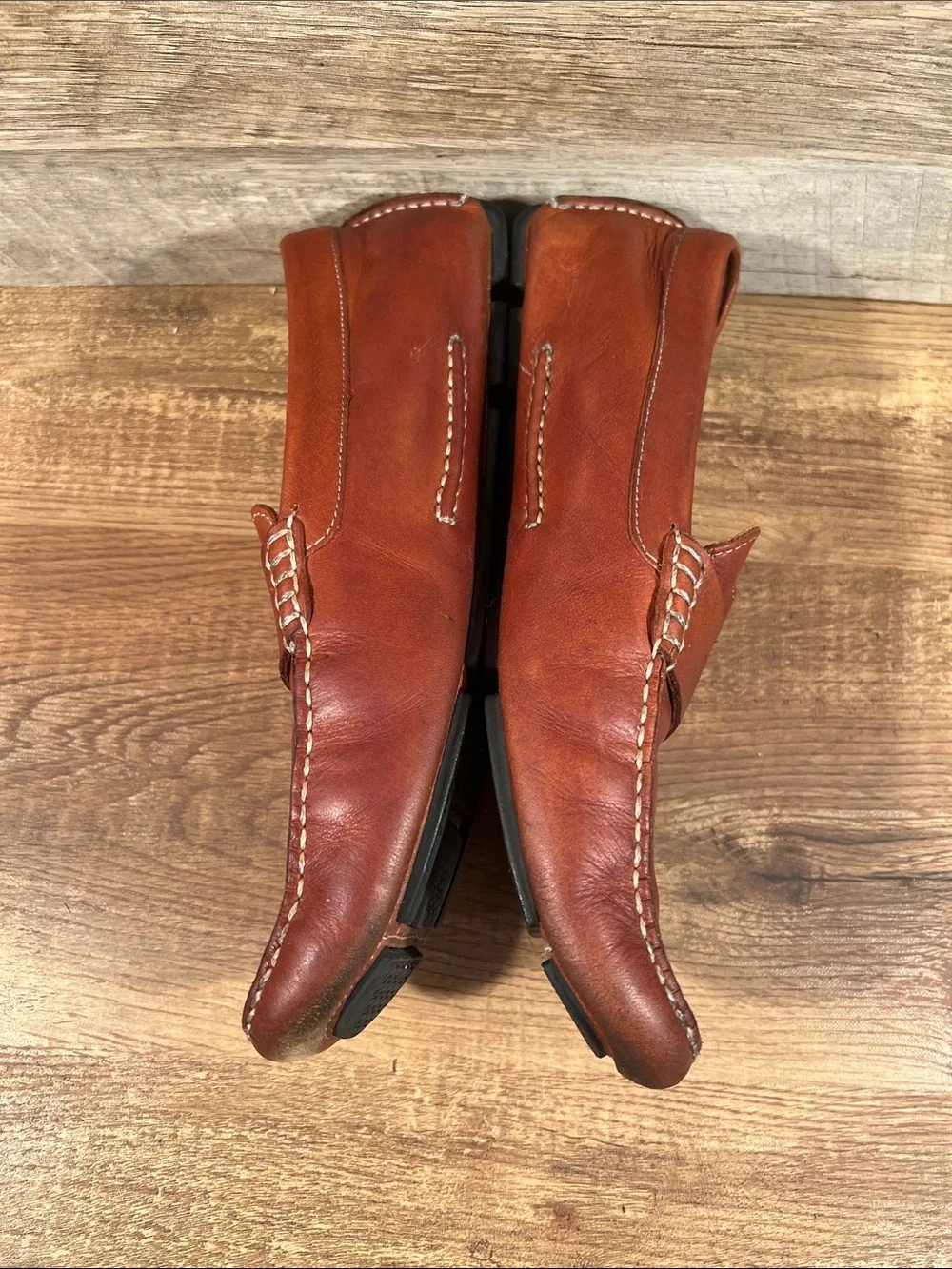 Cole‎ Haan Men's Howland Penny Loafer Driving Shoes in Chestnut